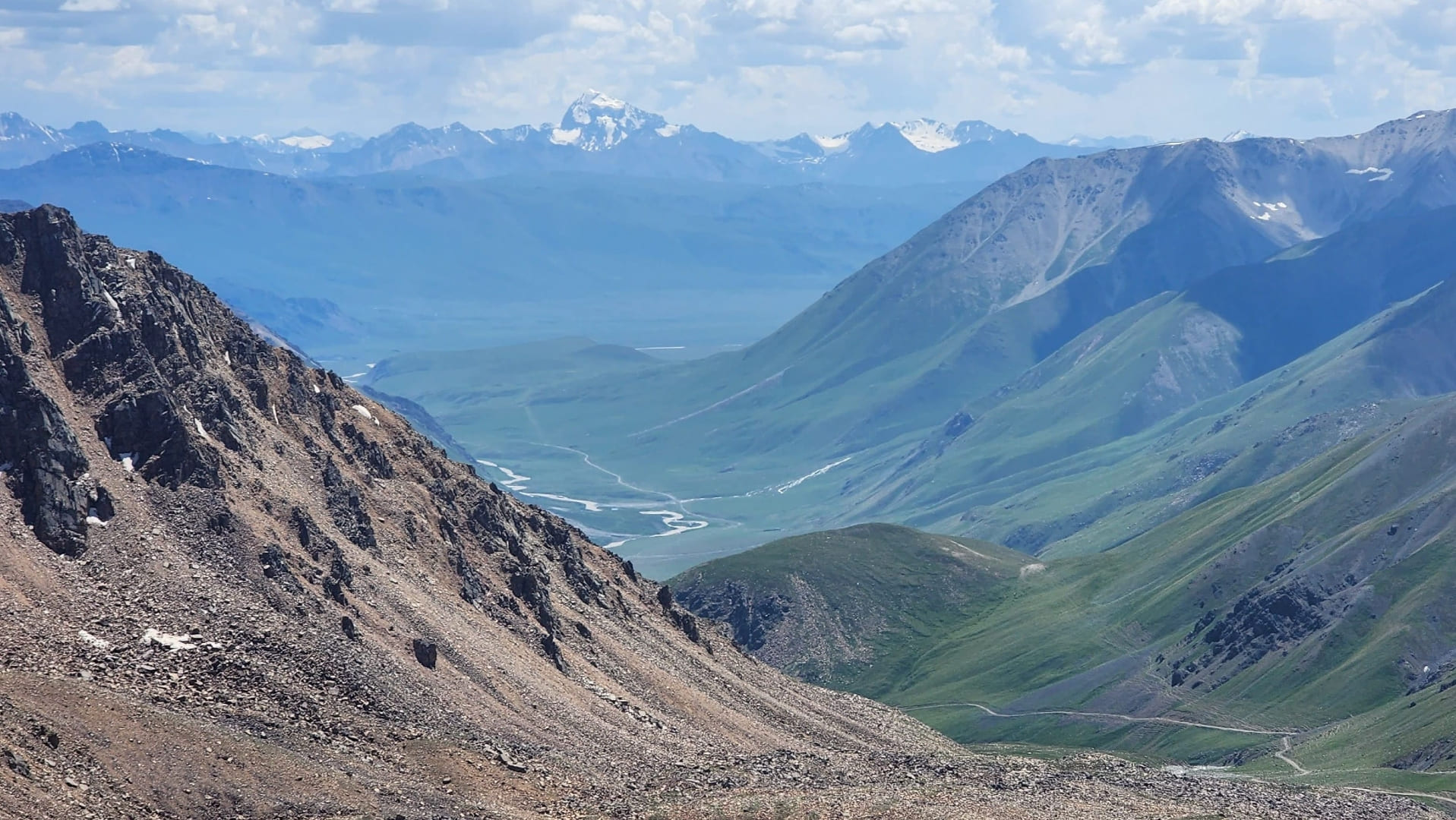 Sunset over Naryn