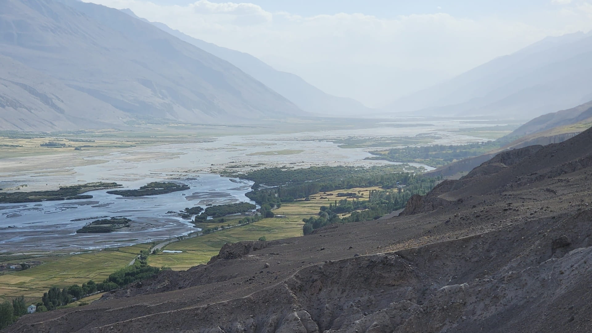 Farmland in the Wakhan Valley