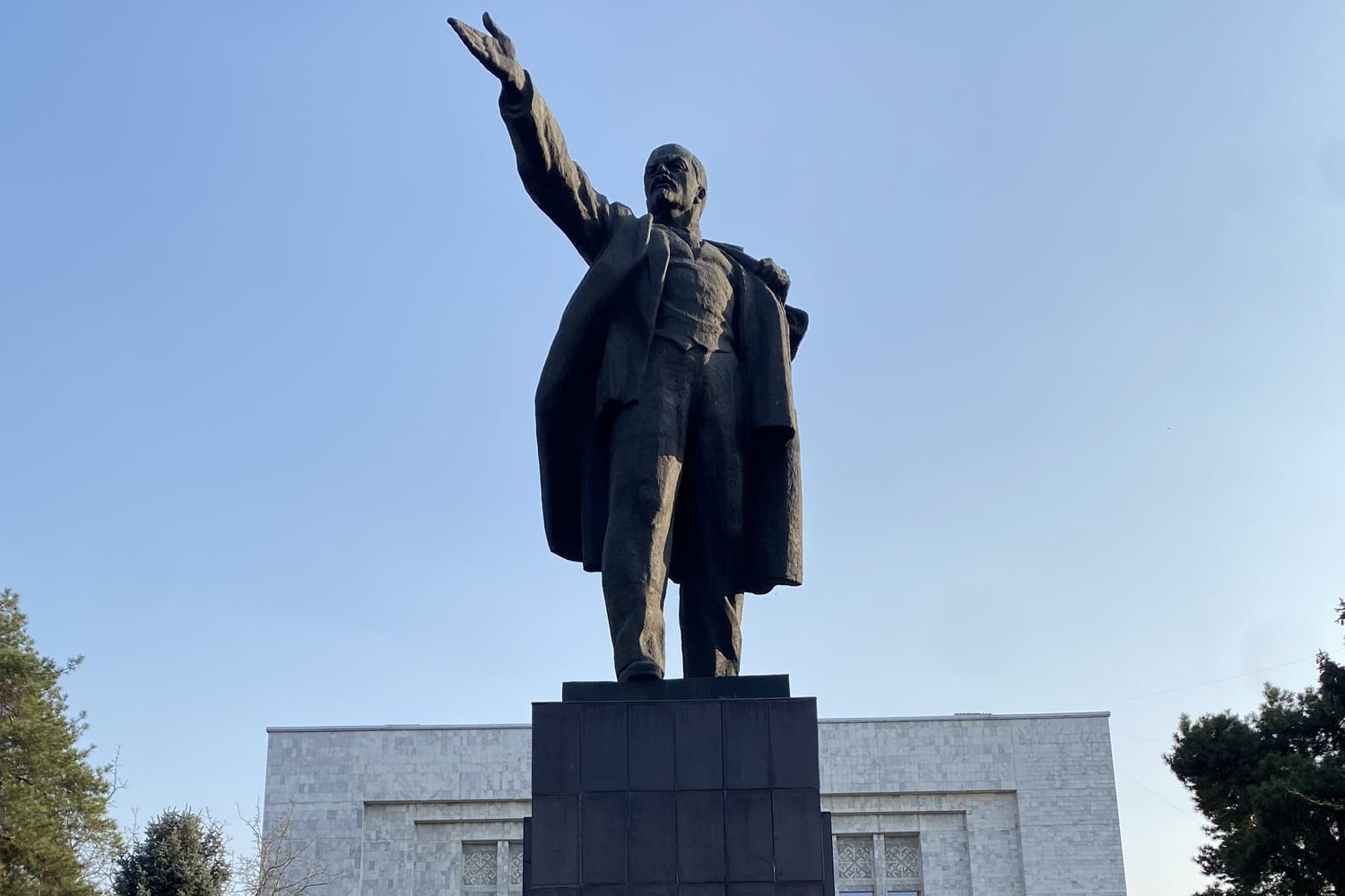 Lenin Statue in Kyrgyzstan
